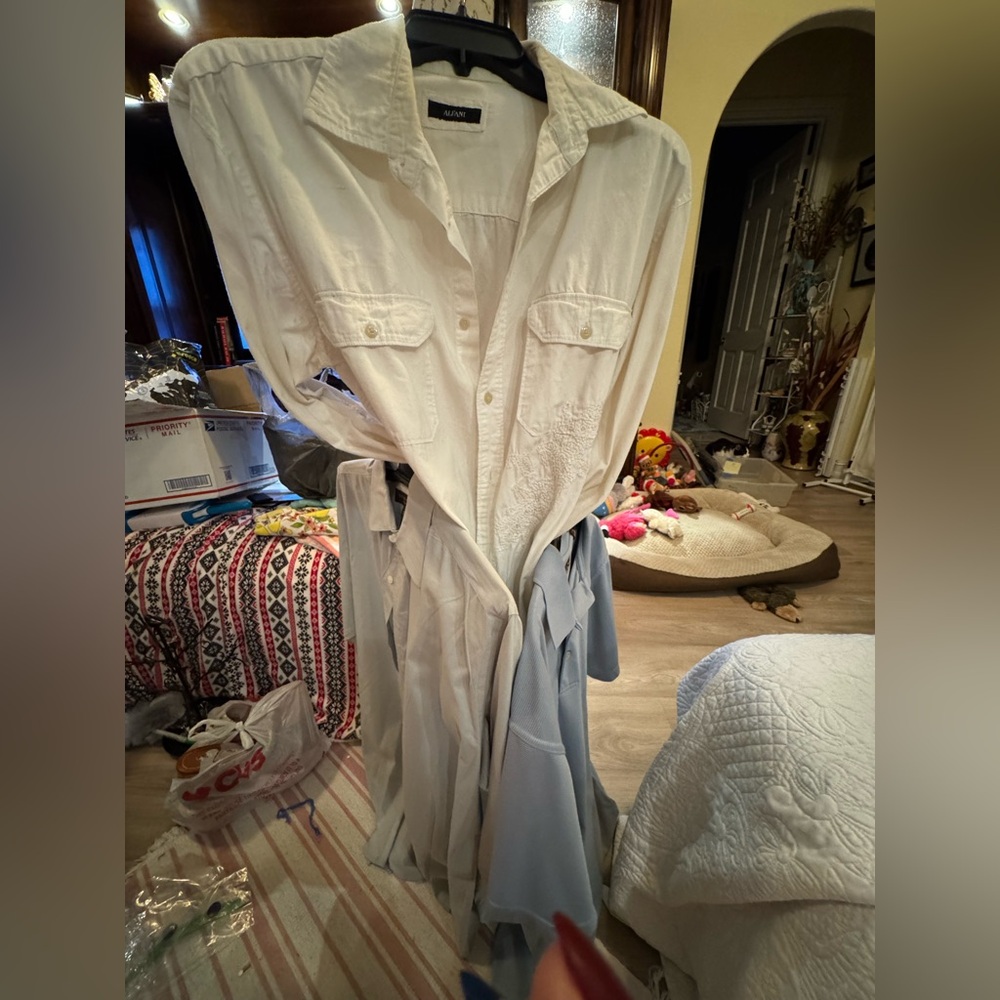3 great men’s shirts banana republic med, cabavera, Alfani